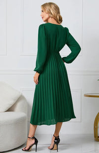 robe-verte-mariage-champetre