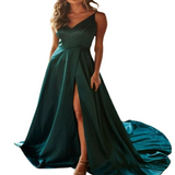 robe-verte-princesse-femme