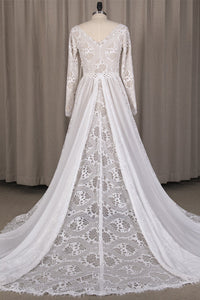 robe-de-mariee-boheme-chic-avec-manches