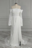 robe-de-mariee-boheme-chic-col-bardot