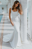 Robe de Mariée Bohème <br> Décolleté Carré