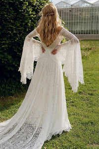 robe-de-mariee-boheme-vintage-dentelle