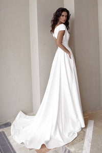 robe-de-mariee-boheme-manches-courtes
