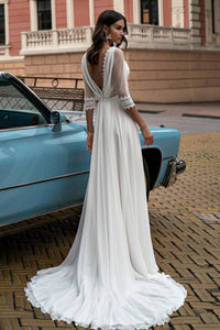 robe-de-mariee-boheme-mousseline