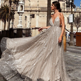 robe-de-princesse-argentee