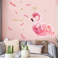 stickers-flamant-rose