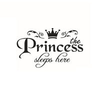 Stickers ici dort une princesse
