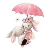 stickers-lapin-parapluie