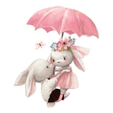 stickers-lapin-parapluie