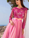 robe-de-princesse-femme-rose